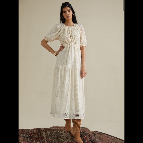 Anthropologie Dresses & Skirts - NWT Anthropologie Verb Agneza Lace Dress By Pallavi Singhee Sz 6
